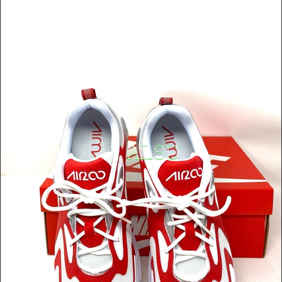 Nike Air Max 200 White University Red Men’s Snaker - Picture 4 of 11